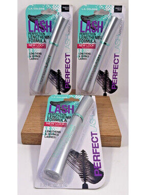 3 L.A. Colors Perfect Lash Black Mascara Lengthens & Defines Lashes Black BMS319